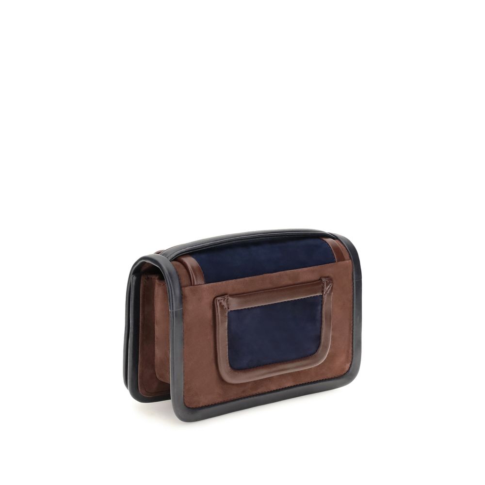 Pierre Hardy Brown Leather Shoulder Bag