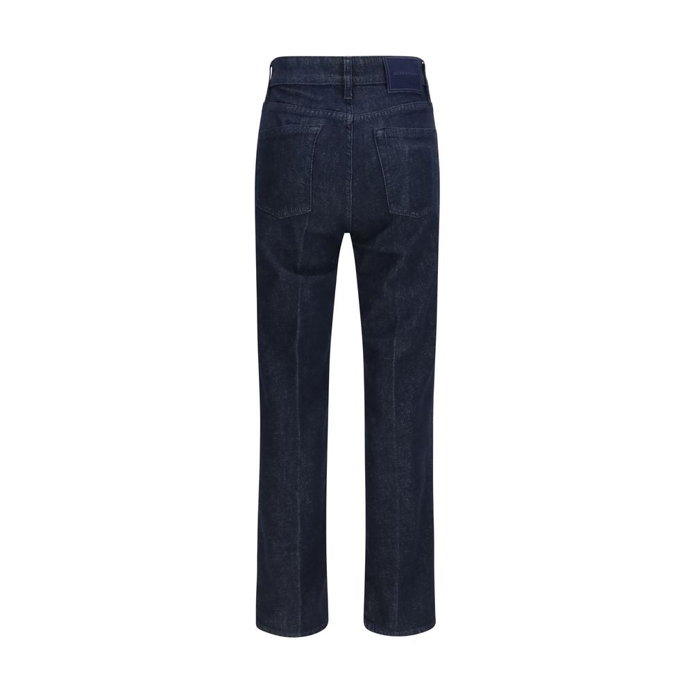 Jacob Cohen Blue Cropped Jeans