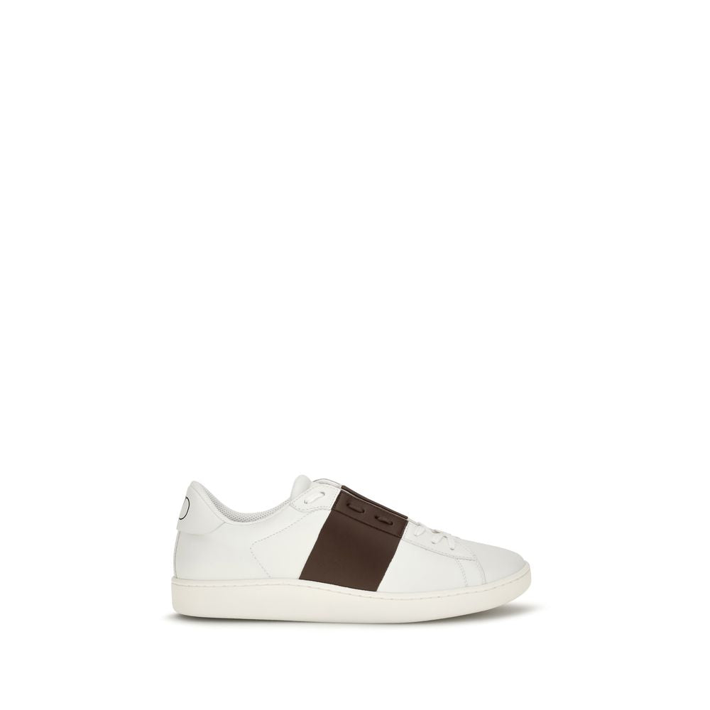 Valentino Garavani White Leather Low Top Sneakers