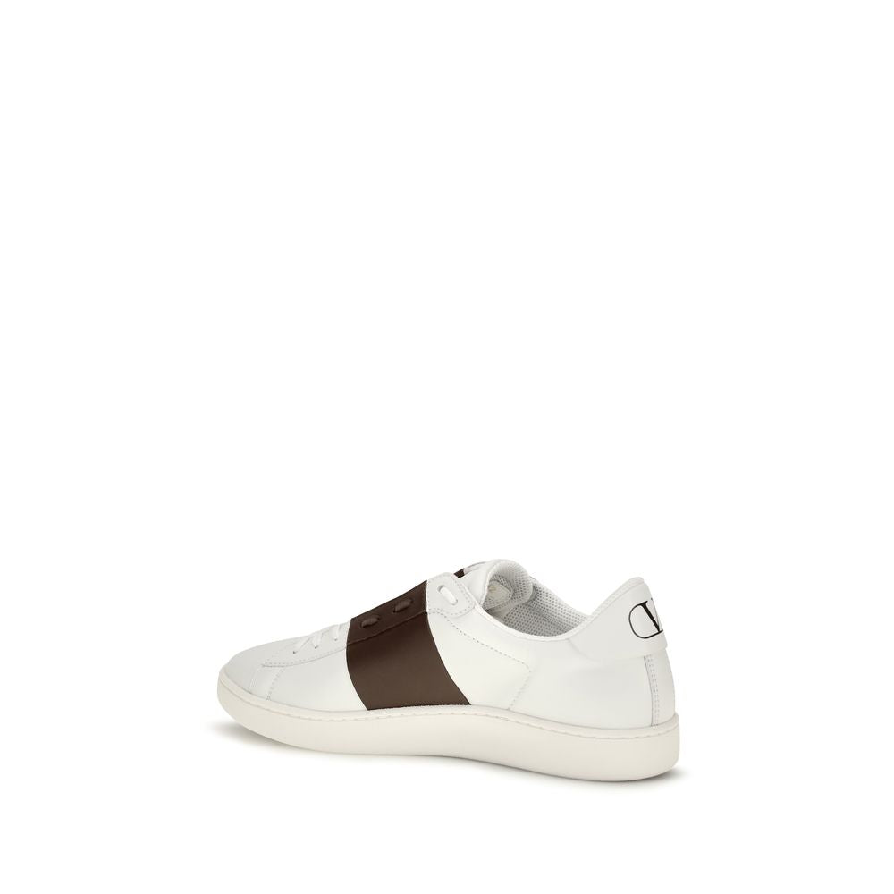 Valentino Garavani White Leather Low Top Sneakers