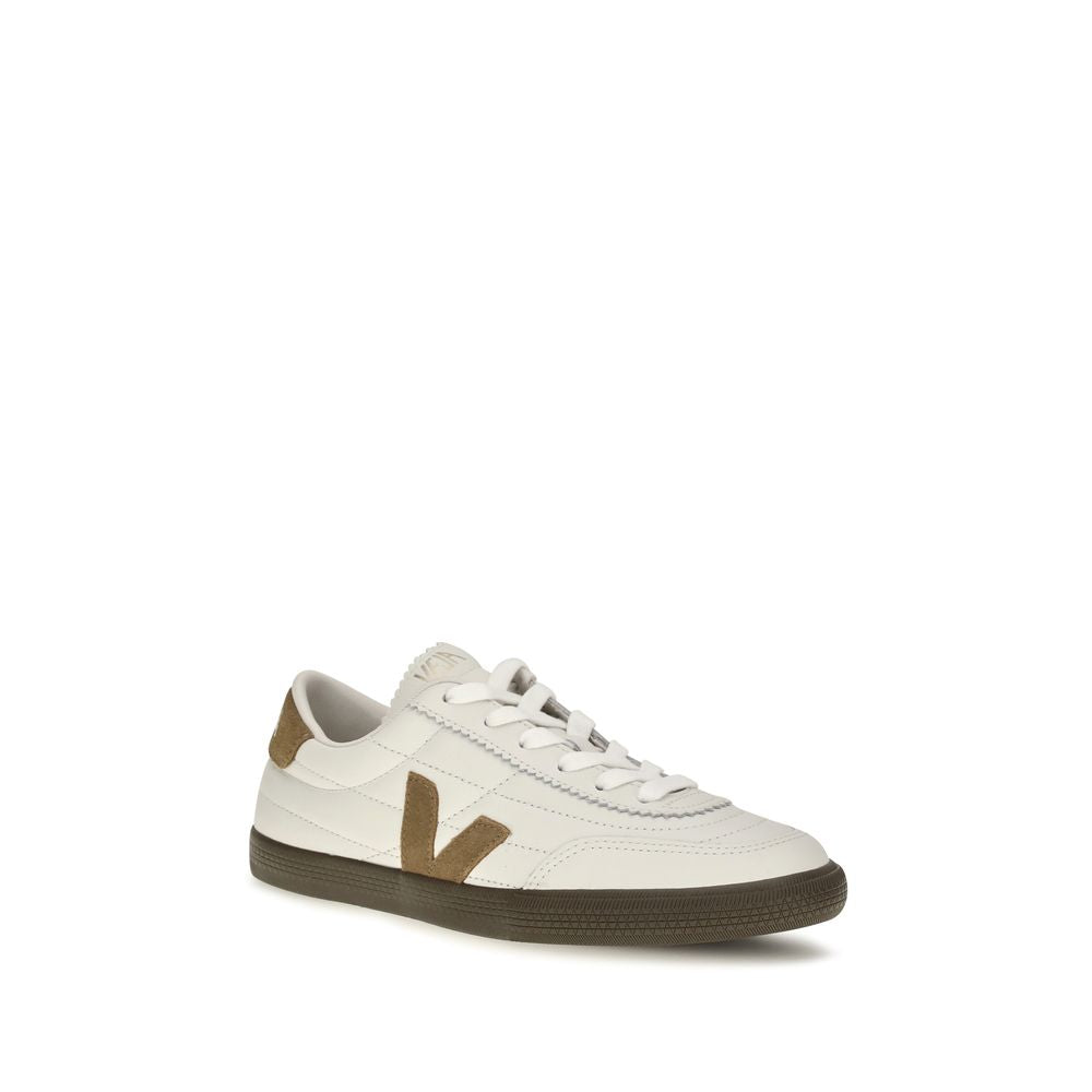 Veja White Leather Low Top Sneakers