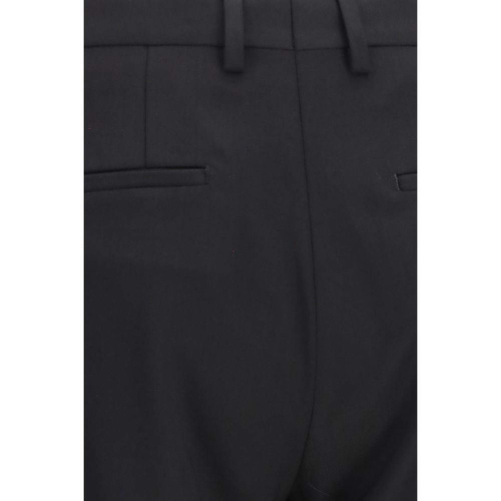Dolce & Gabbana Black Wool Two-Piece Suit