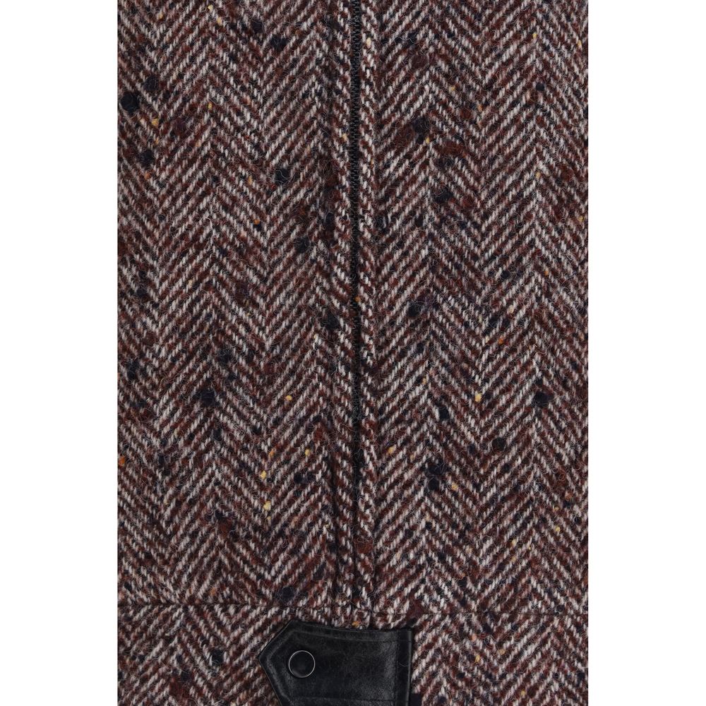 Kristina Ti Multicolor Wool Full-Length Jacket