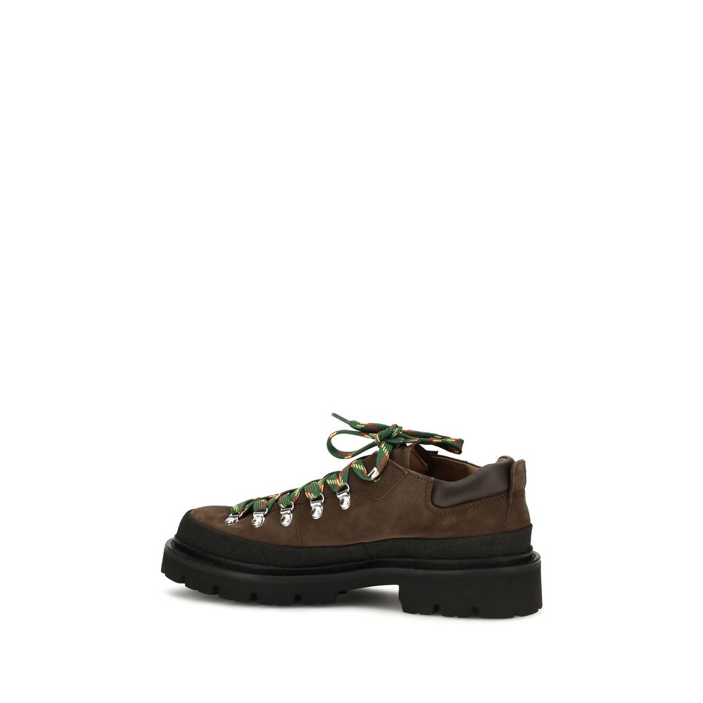 Dsquared² Brown Leather Lace-Up Boots