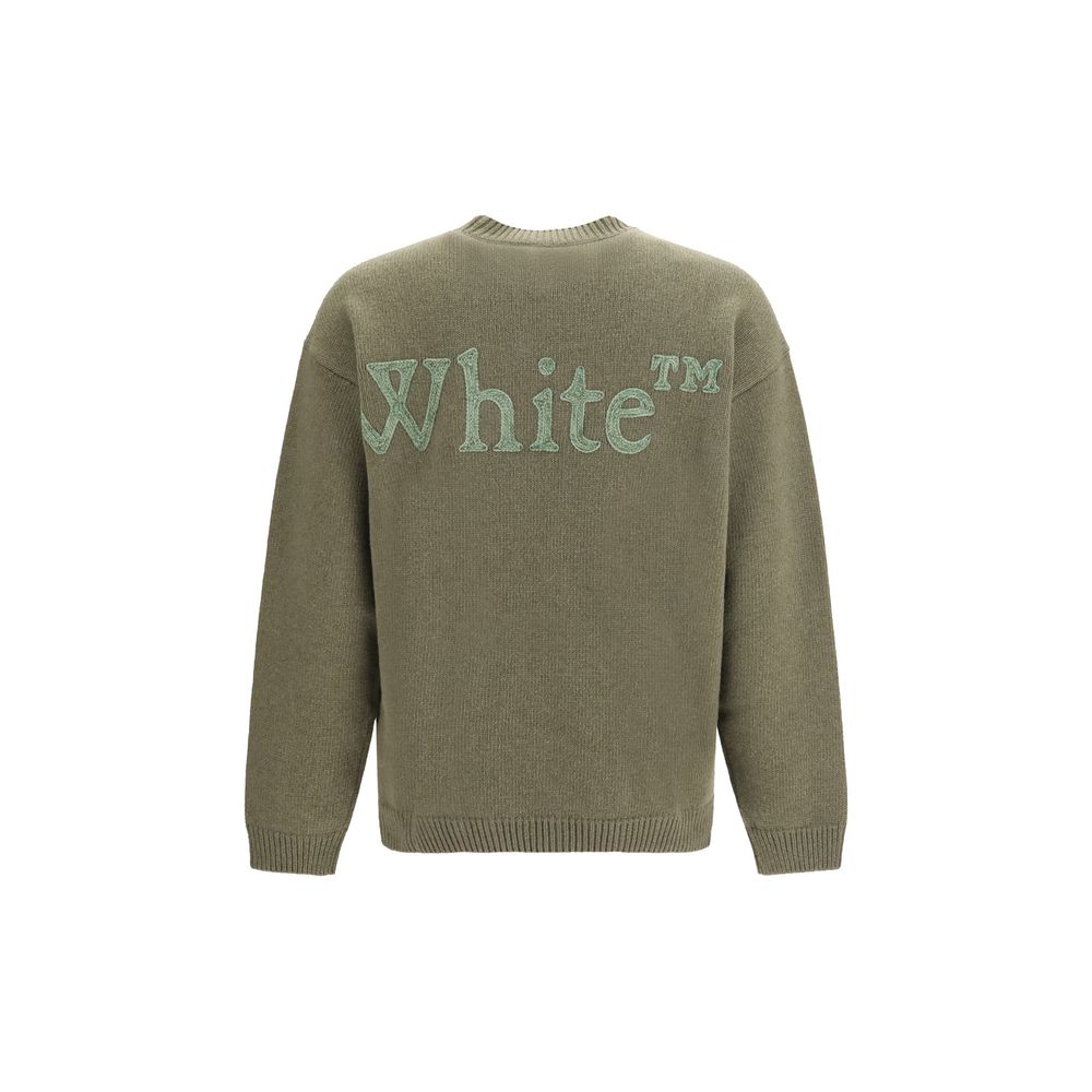 Off-White Bicolor Wool Oves Aries Sweatshirt