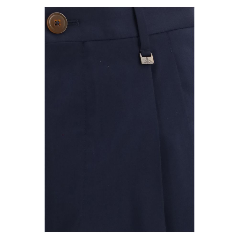 Vivienne Westwood Blue Wool Dress Pants