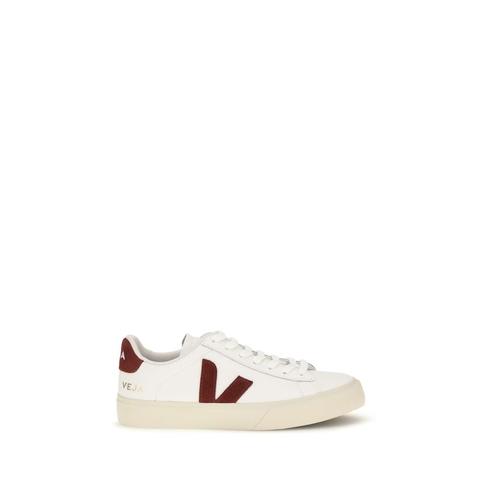 Veja White Leather Low Top Sneakers