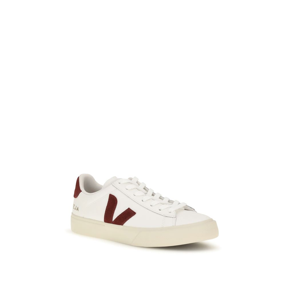 Veja White Leather Low Top Sneakers