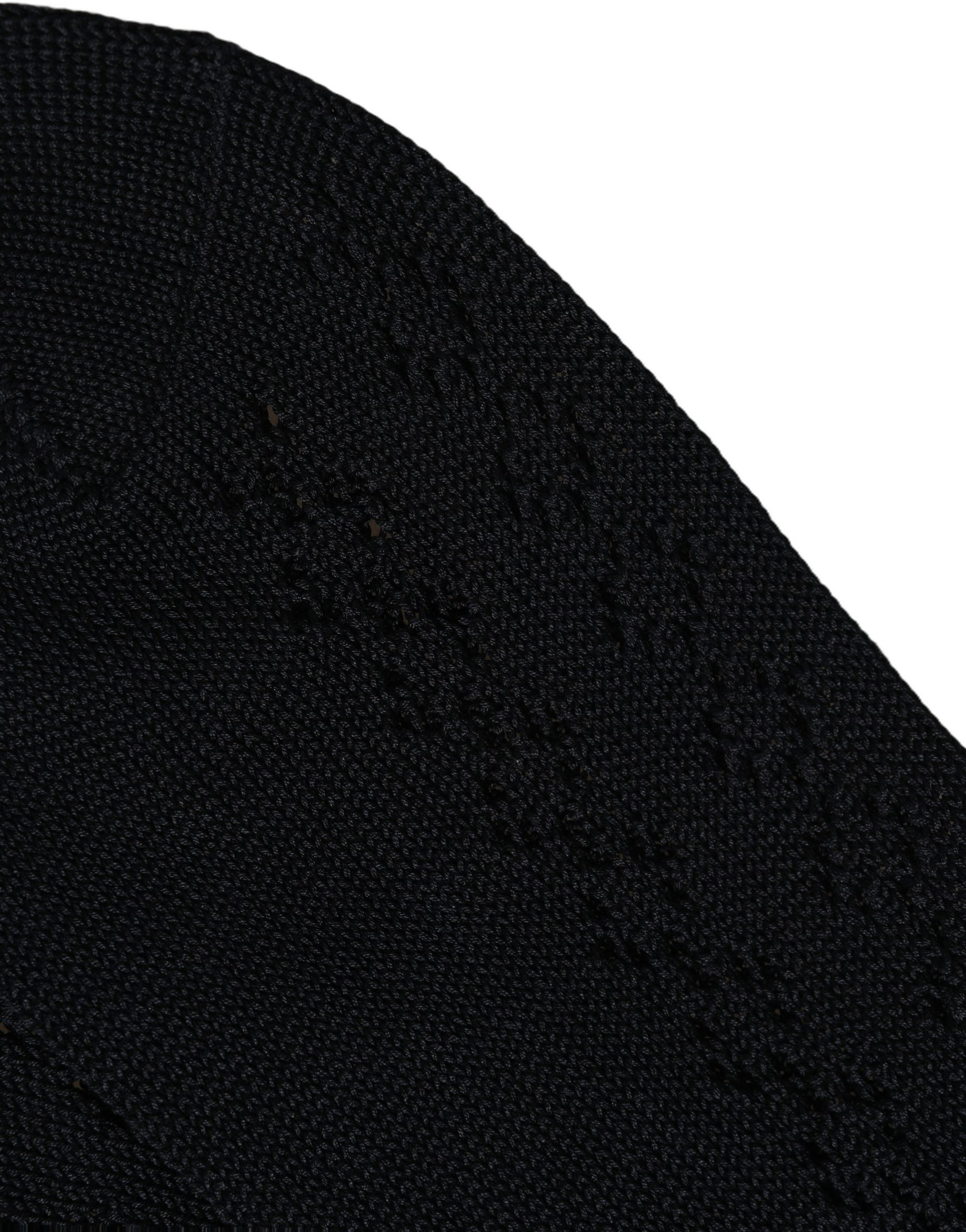Dolce & Gabbana Dark Blue Cotton Knit Mid Accessory Socks