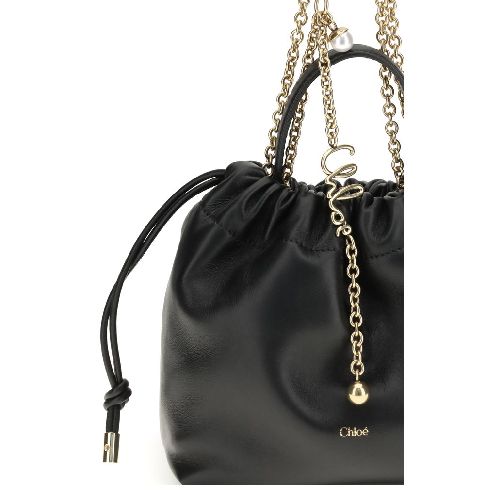 Chloé Black Leather  Shoulder Bag
