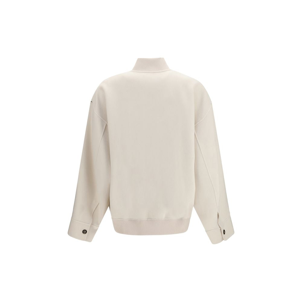 Max Mara Beige Wool Full-Length Jacket