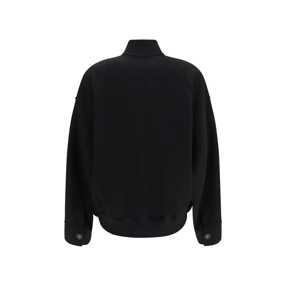 Max Mara Black Wool Full-Length Jacket