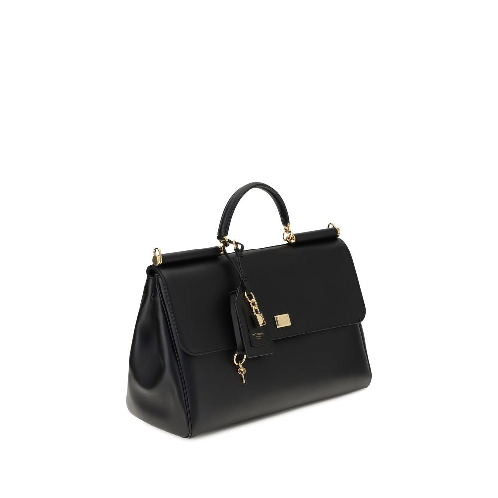 Dolce & Gabbana Black Leather Shoulder Bag