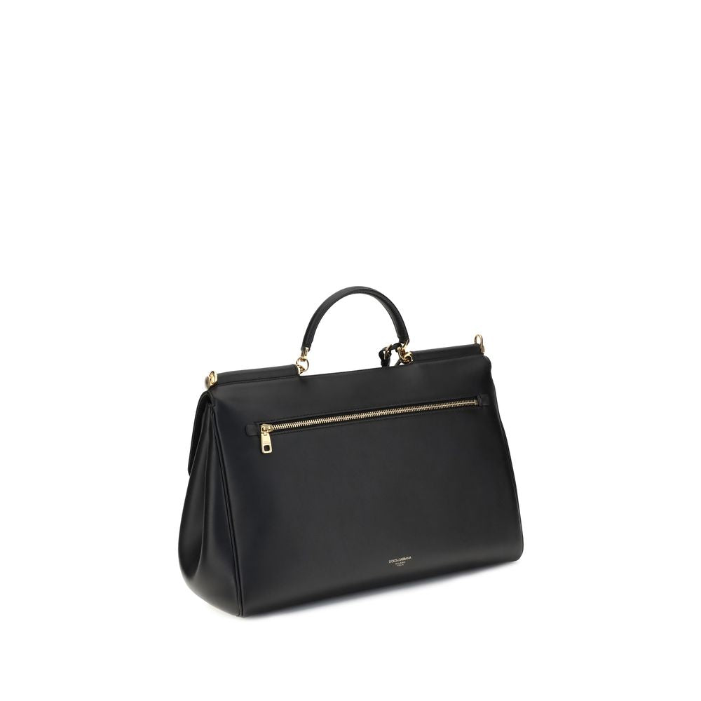 Dolce & Gabbana Black Leather Shoulder Bag