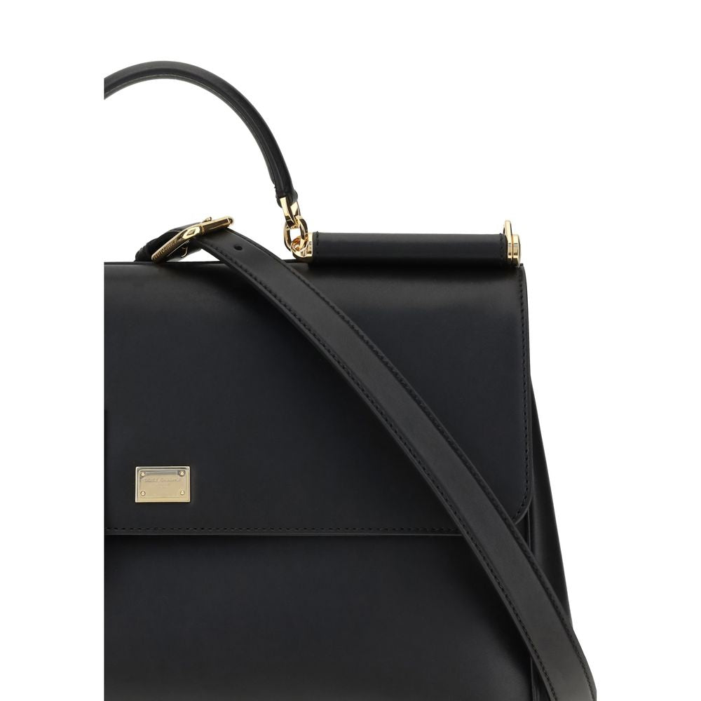 Dolce & Gabbana Black Leather Shoulder Bag