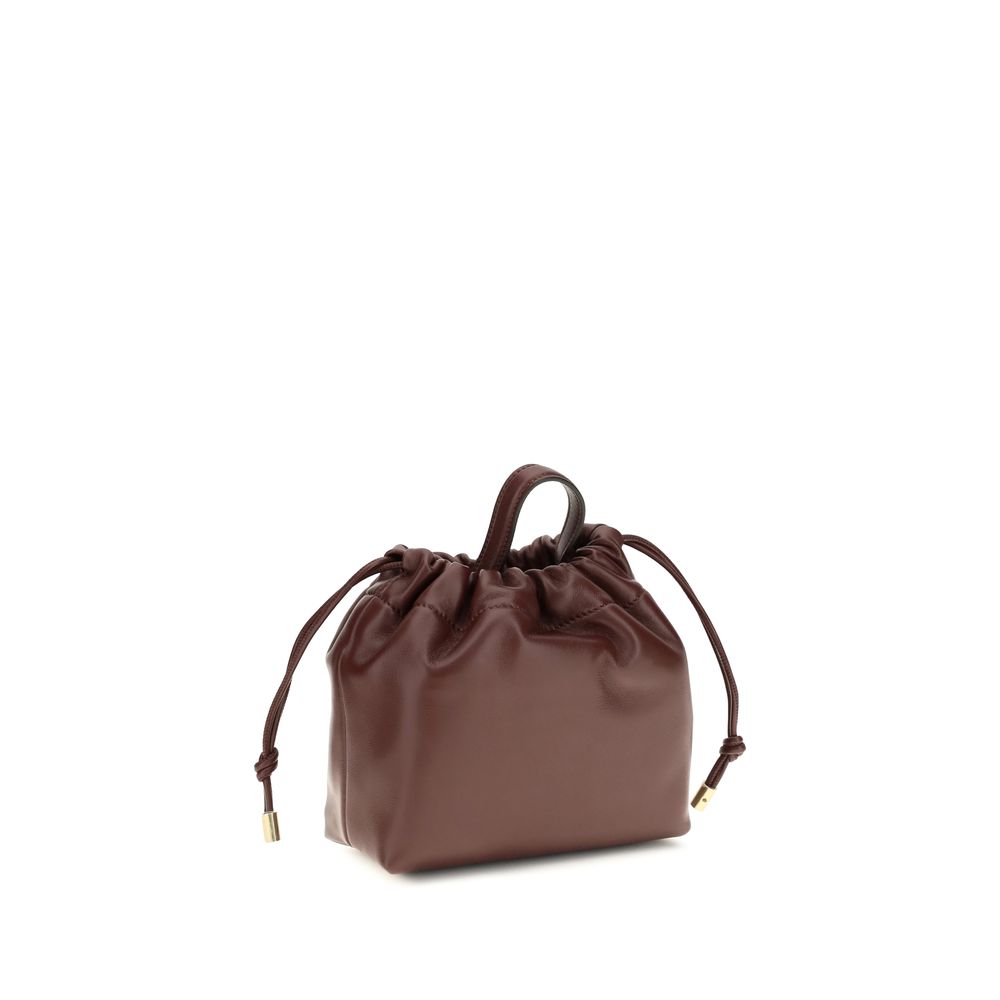 Chloé Bordeaux Leather Shoulder Bag