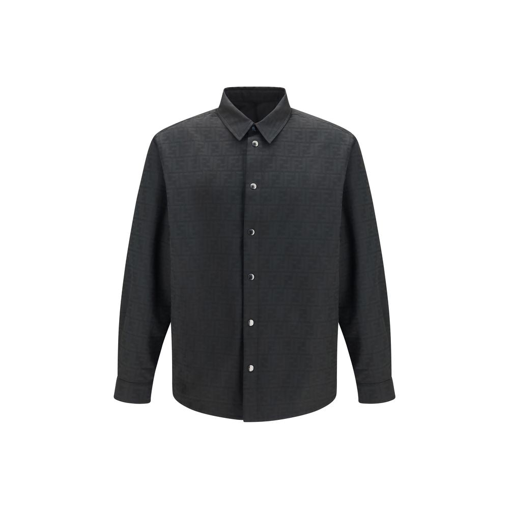 Fendi Black Pattern Shirt