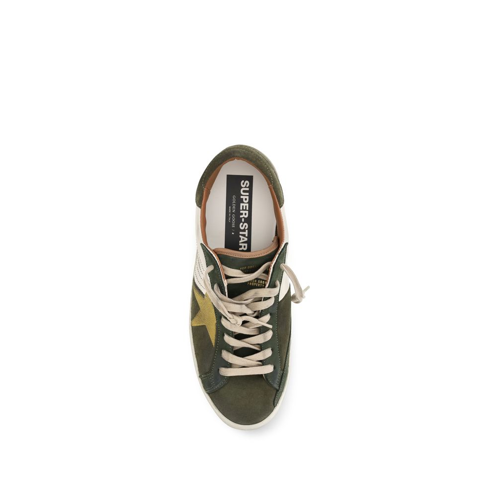 Golden Goose Bicolor Leather Sneakers