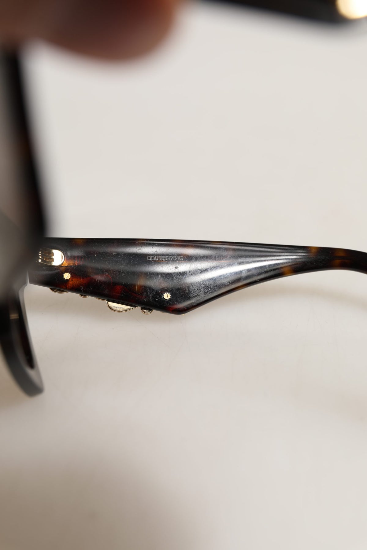 New Dolce & Gabbana Brown DG4434 Accent Havana Frame Sunglasses