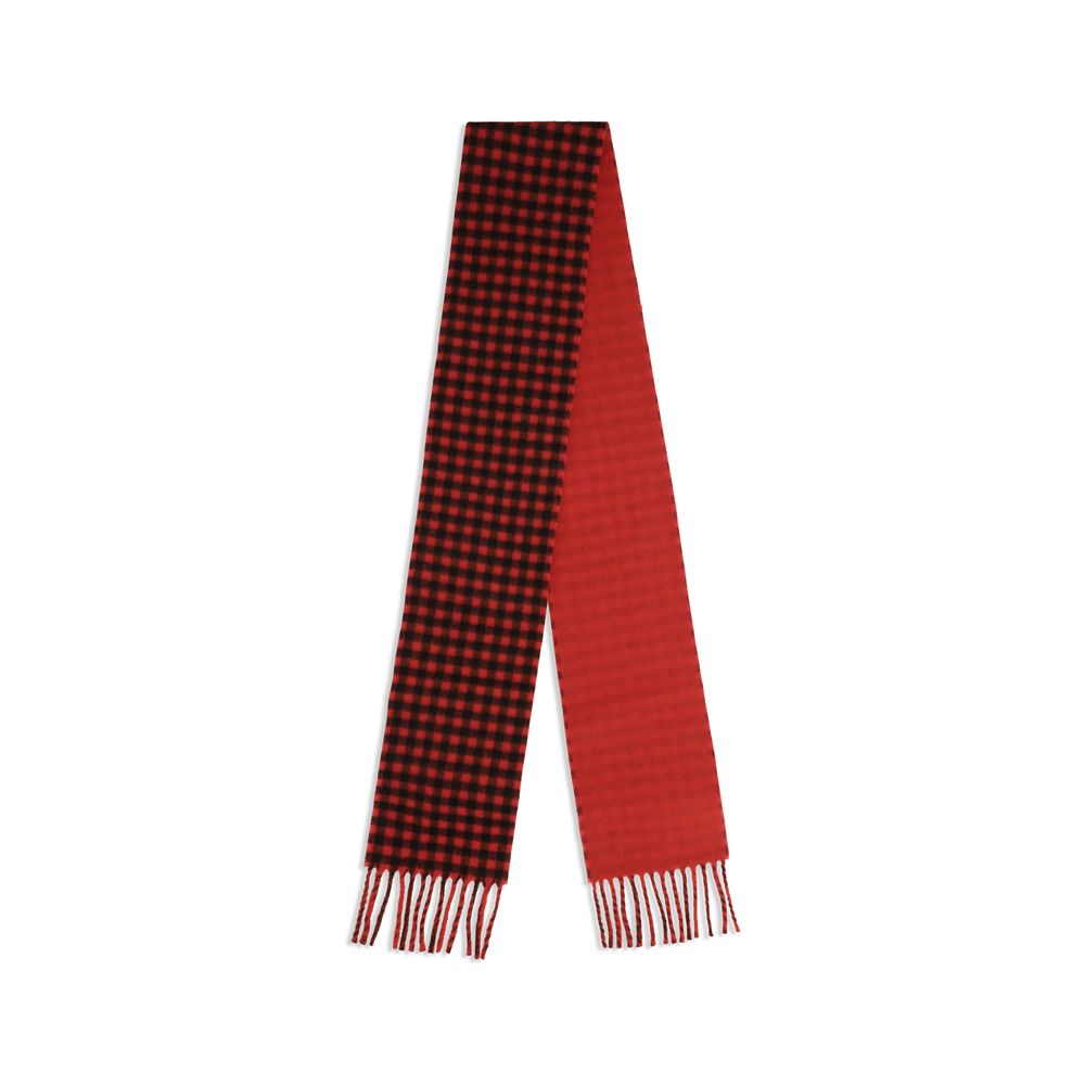 Ami Paris Multicolor Wool Scarf