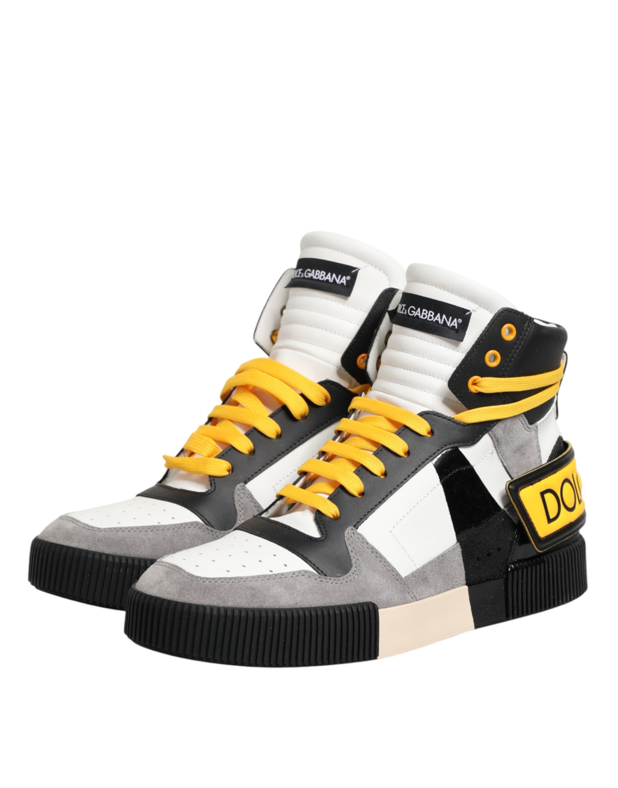 Dolce & Gabbana Multicolor High Top Sneakers Shoes