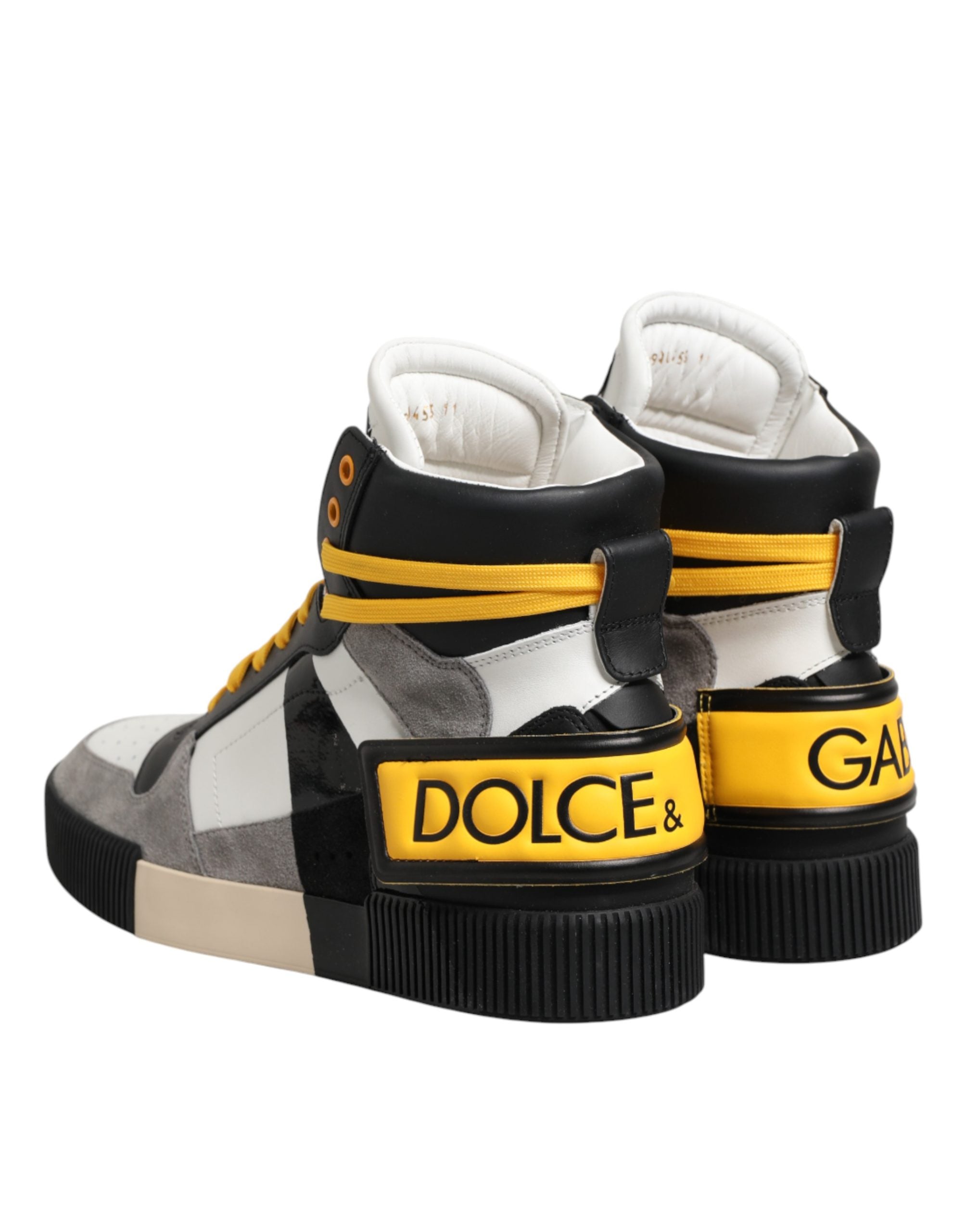 Dolce & Gabbana Multicolor High Top Sneakers Shoes