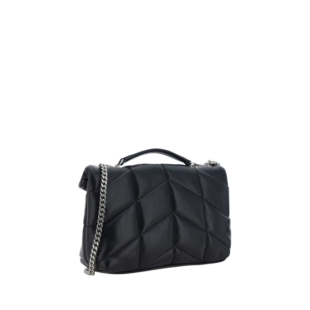 Saint Laurent Black Aries Shoulder Bag