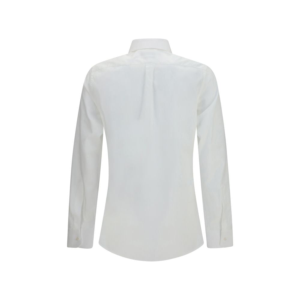 Dolce & Gabbana White Cotton Dress Shirt