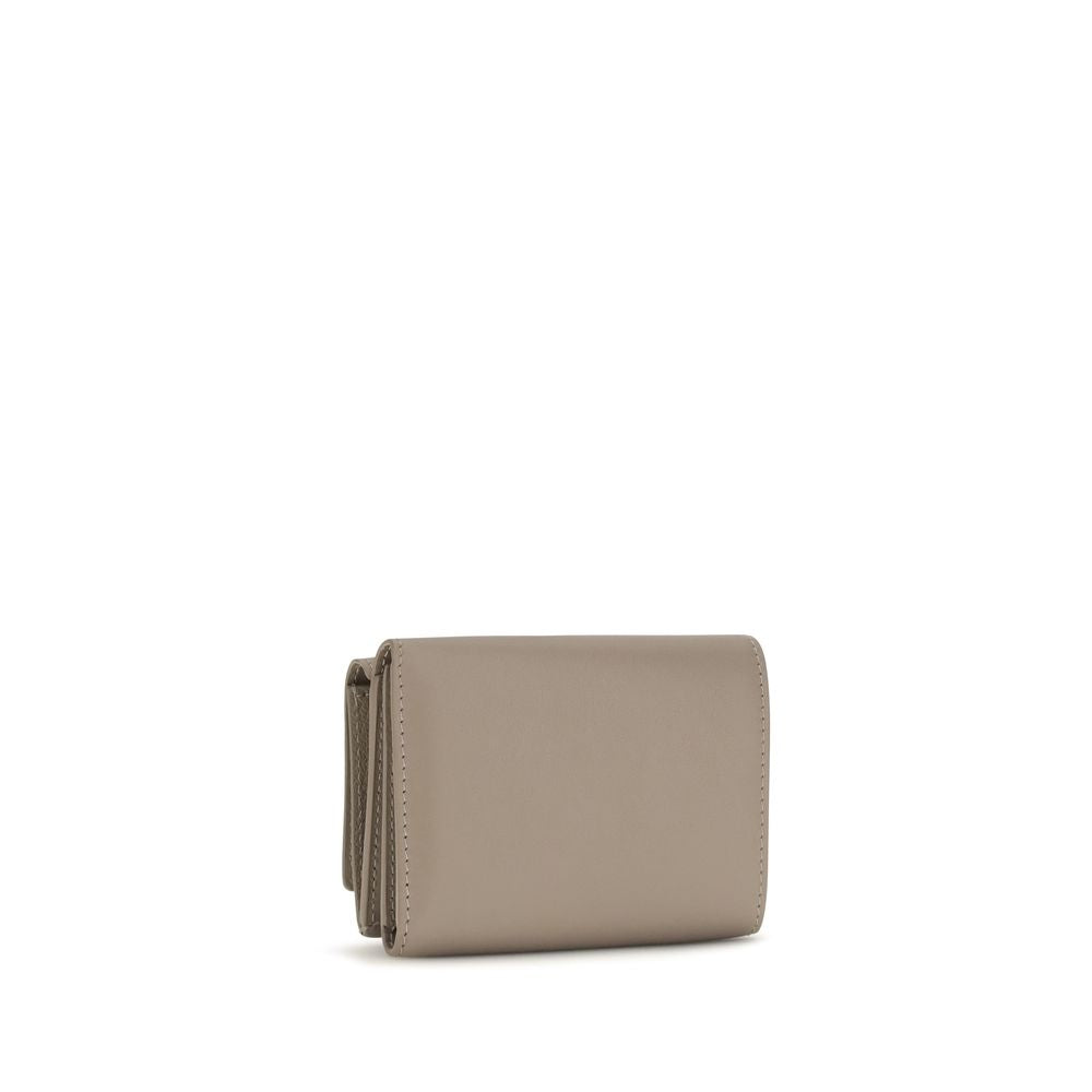 Fendi Beige Leather Wallet
