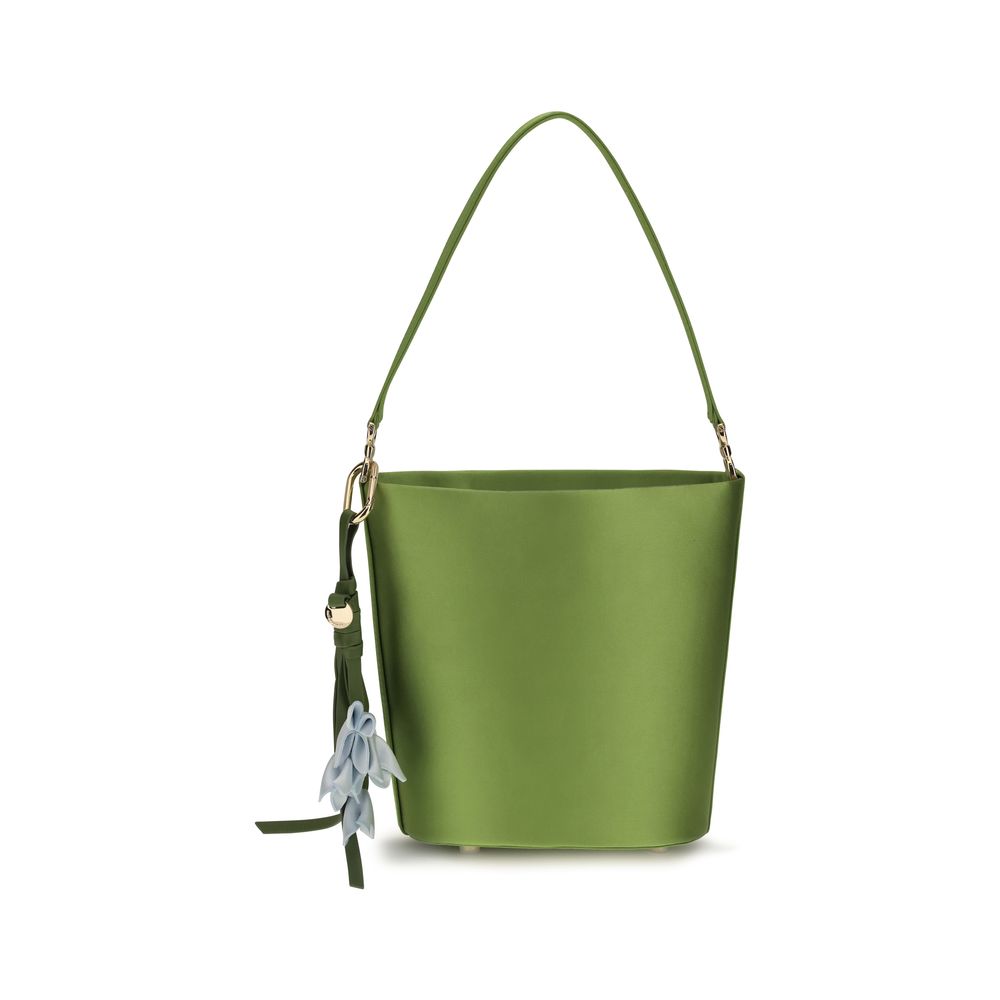 Self-Portrait Bicolor Backet Bag