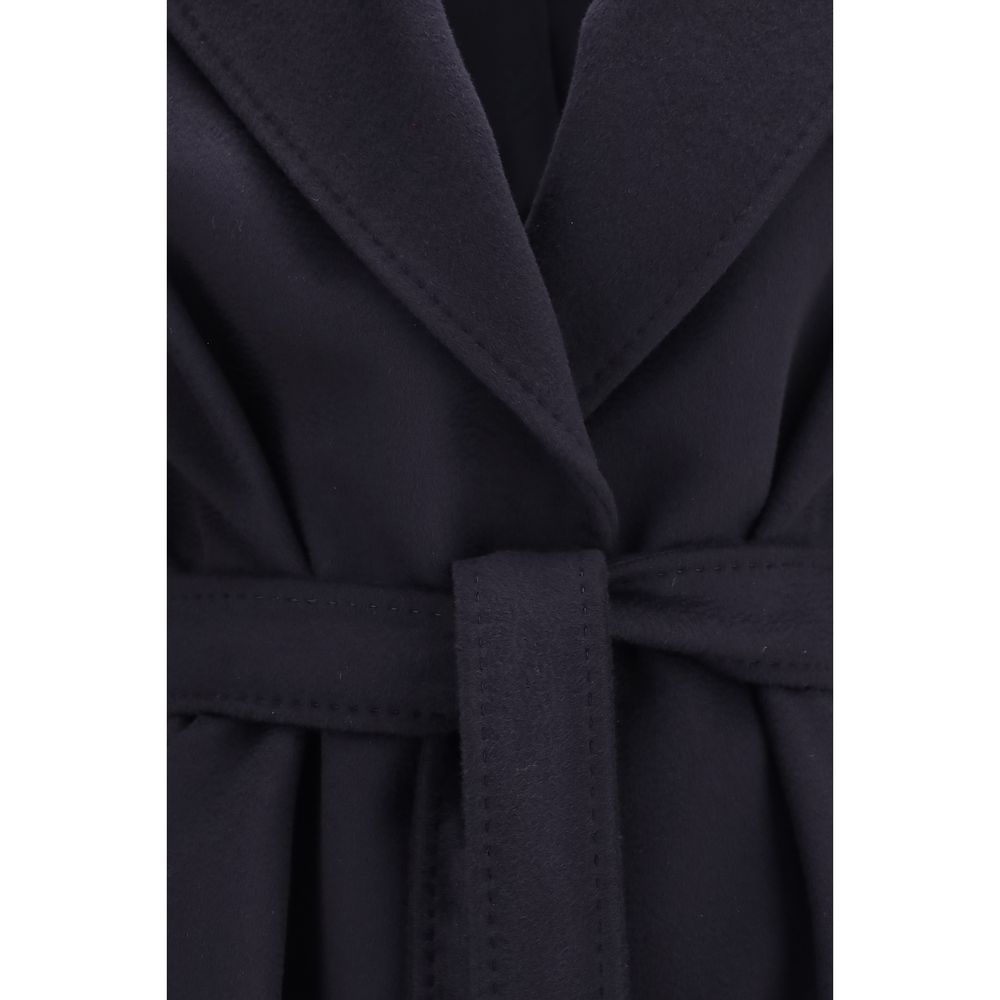 Max Mara Blue Wool Coat