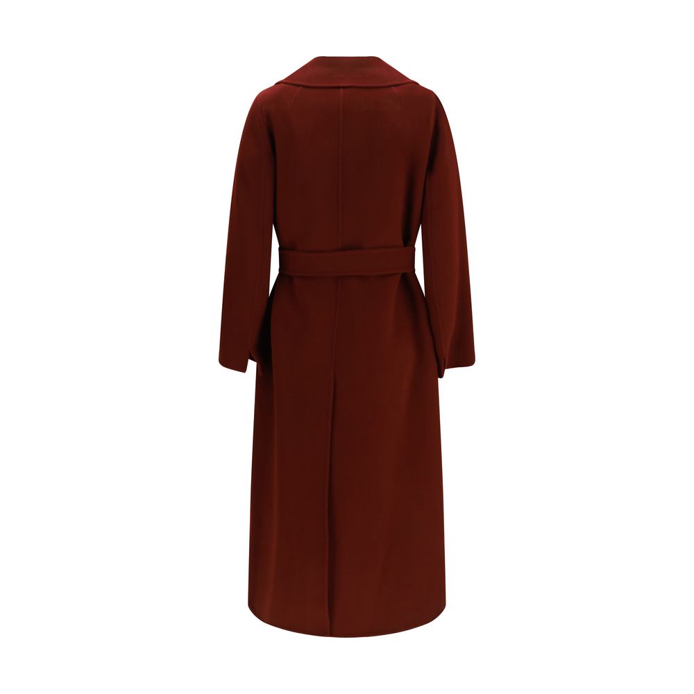 'S Max Mara Bordeaux Wool Coat