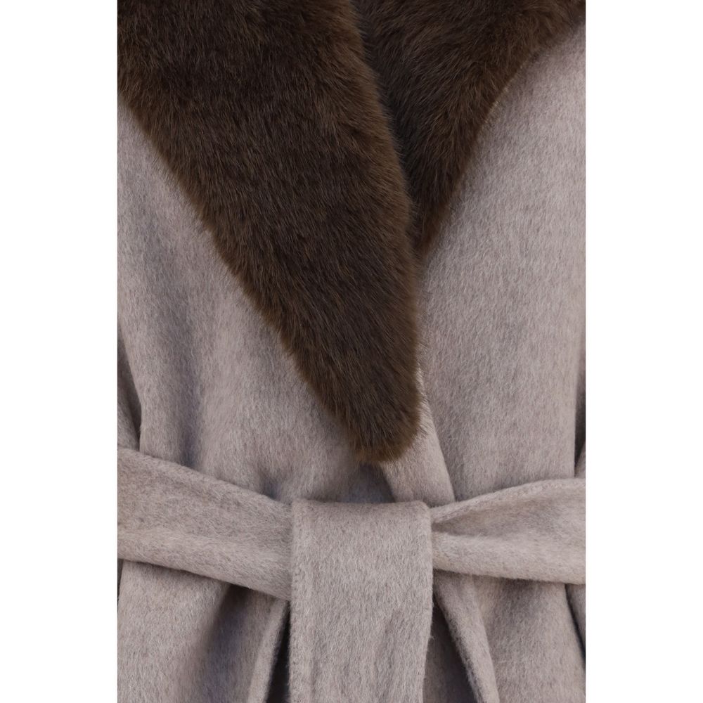 P.A.R.O.S.H. Beige Wool Coat