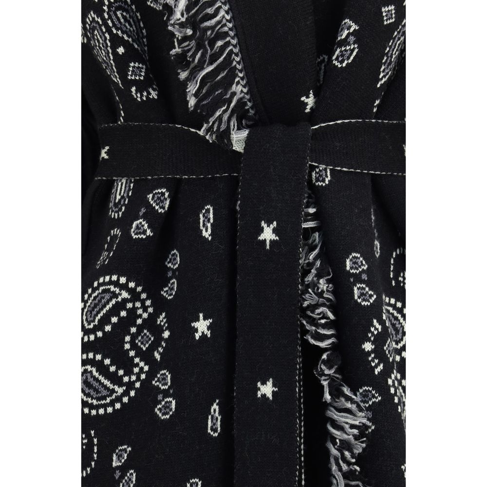 Alanui Black Wool Coat