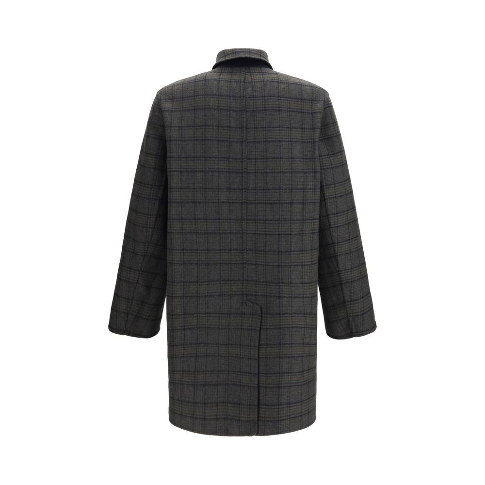 Etro Blue Wool Coat