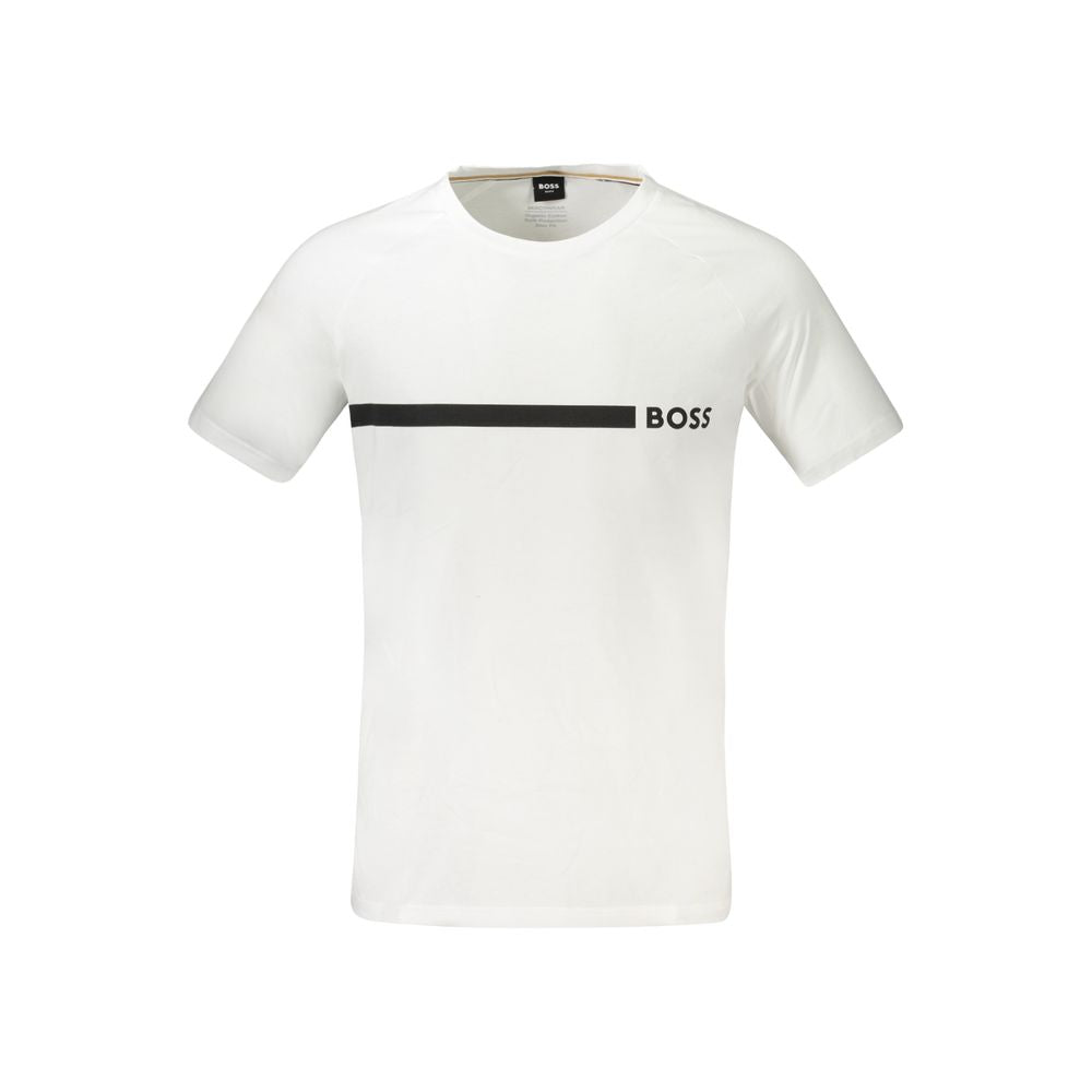 Hugo Boss White Cotton Men's T-Shirt