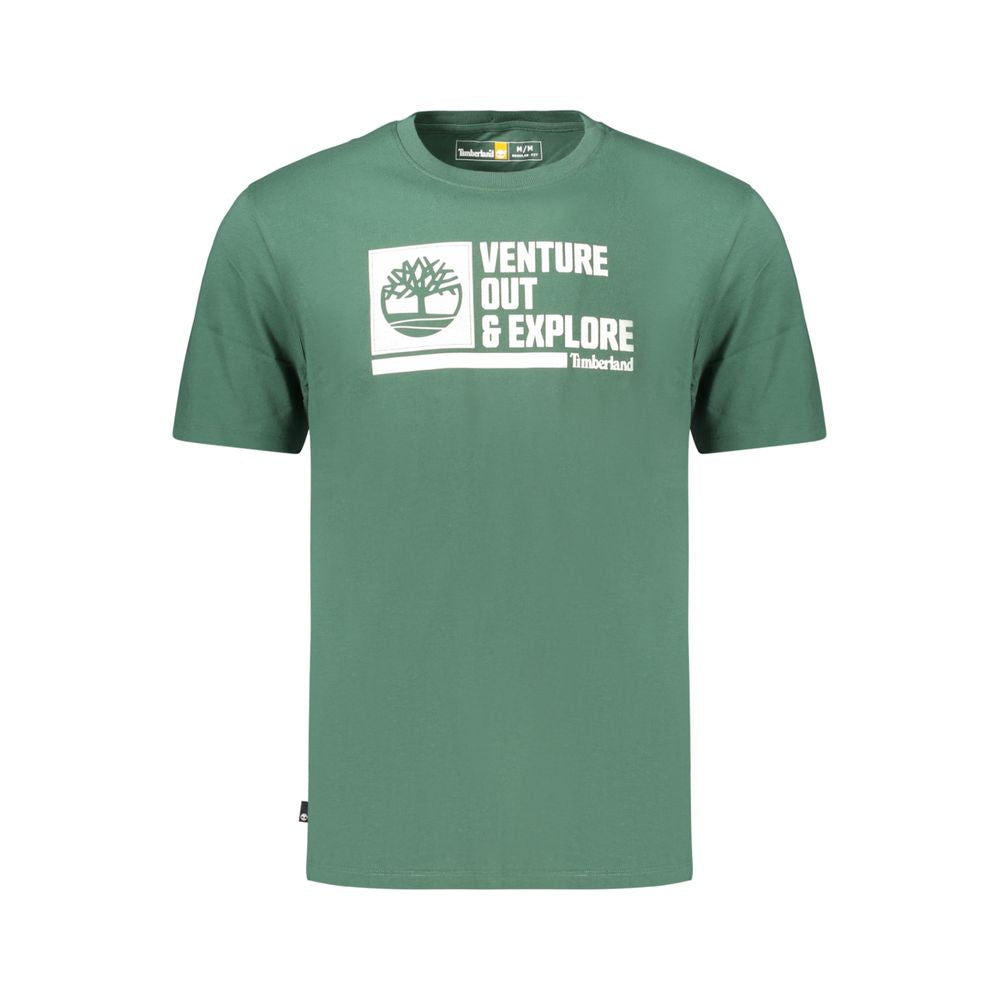 Timberland Green Cotton T-Shirt
