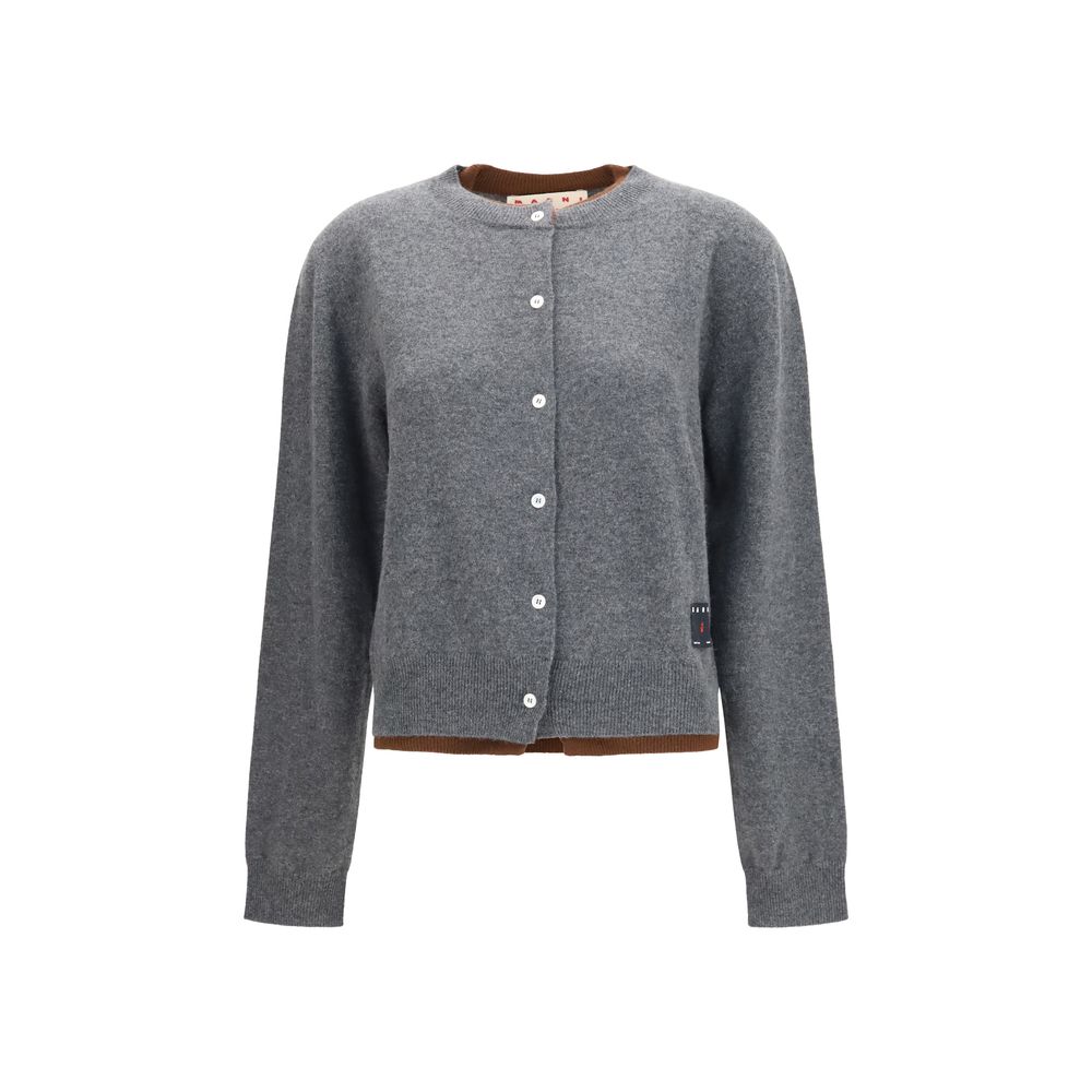 Marni Gray Cashmere Cardigan
