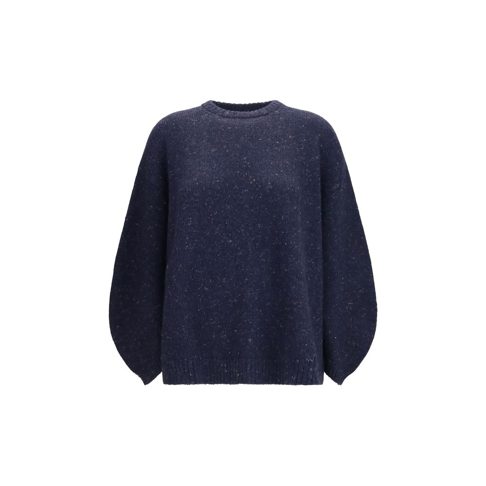 Fabiana Filippi Blue Wool Sweatshirt