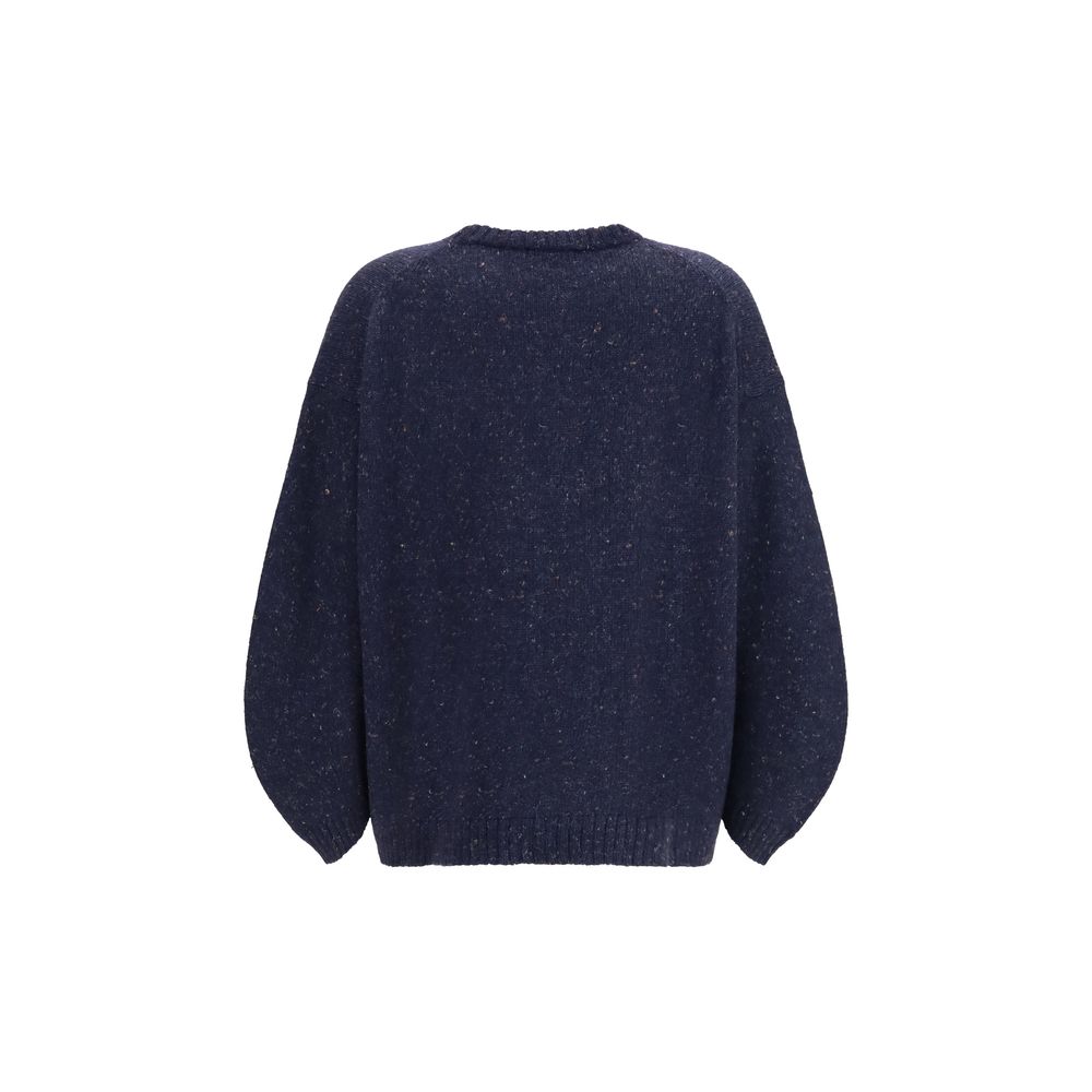Fabiana Filippi Blue Wool Sweatshirt