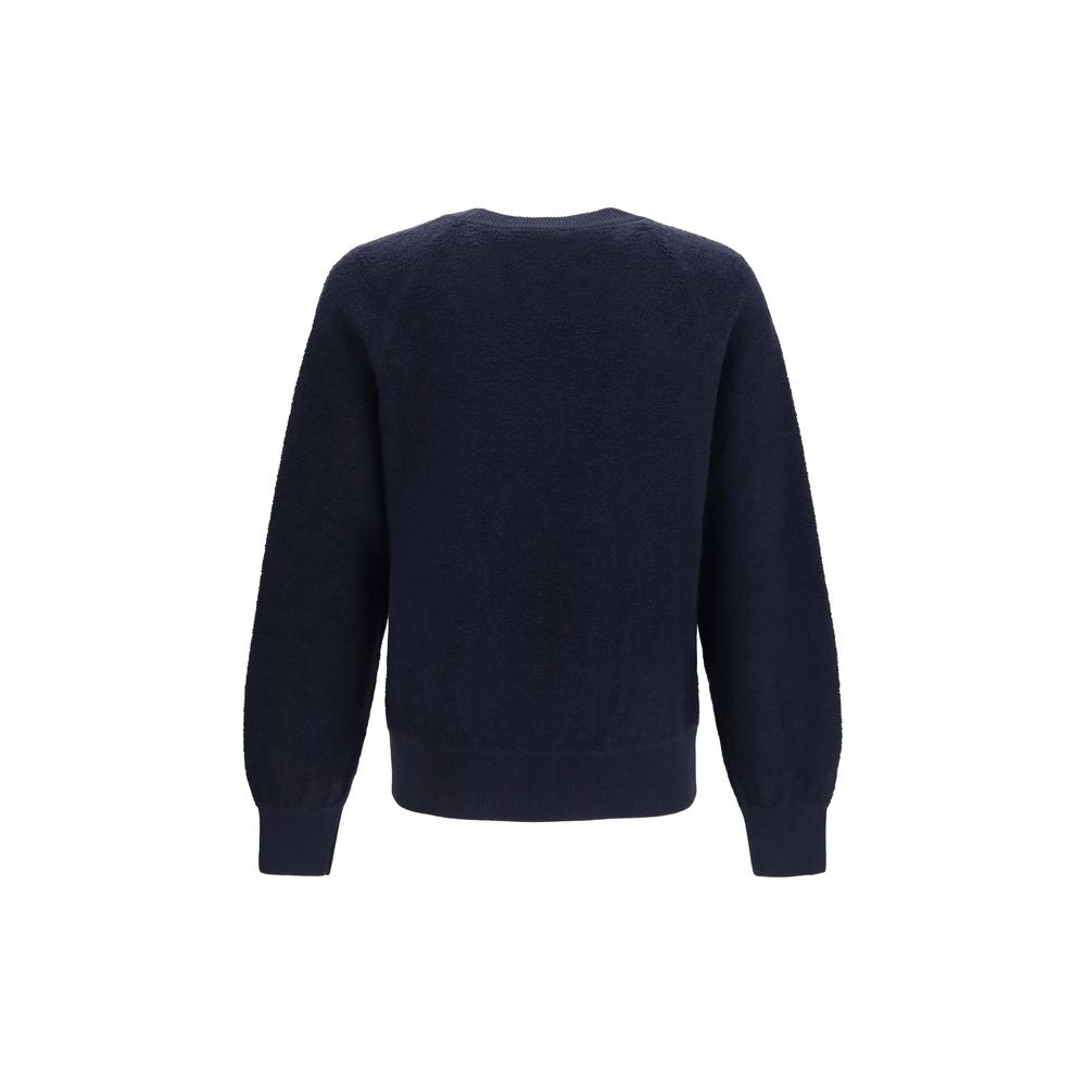 Piacenza Cashmere Blue Wool Sweatshirt