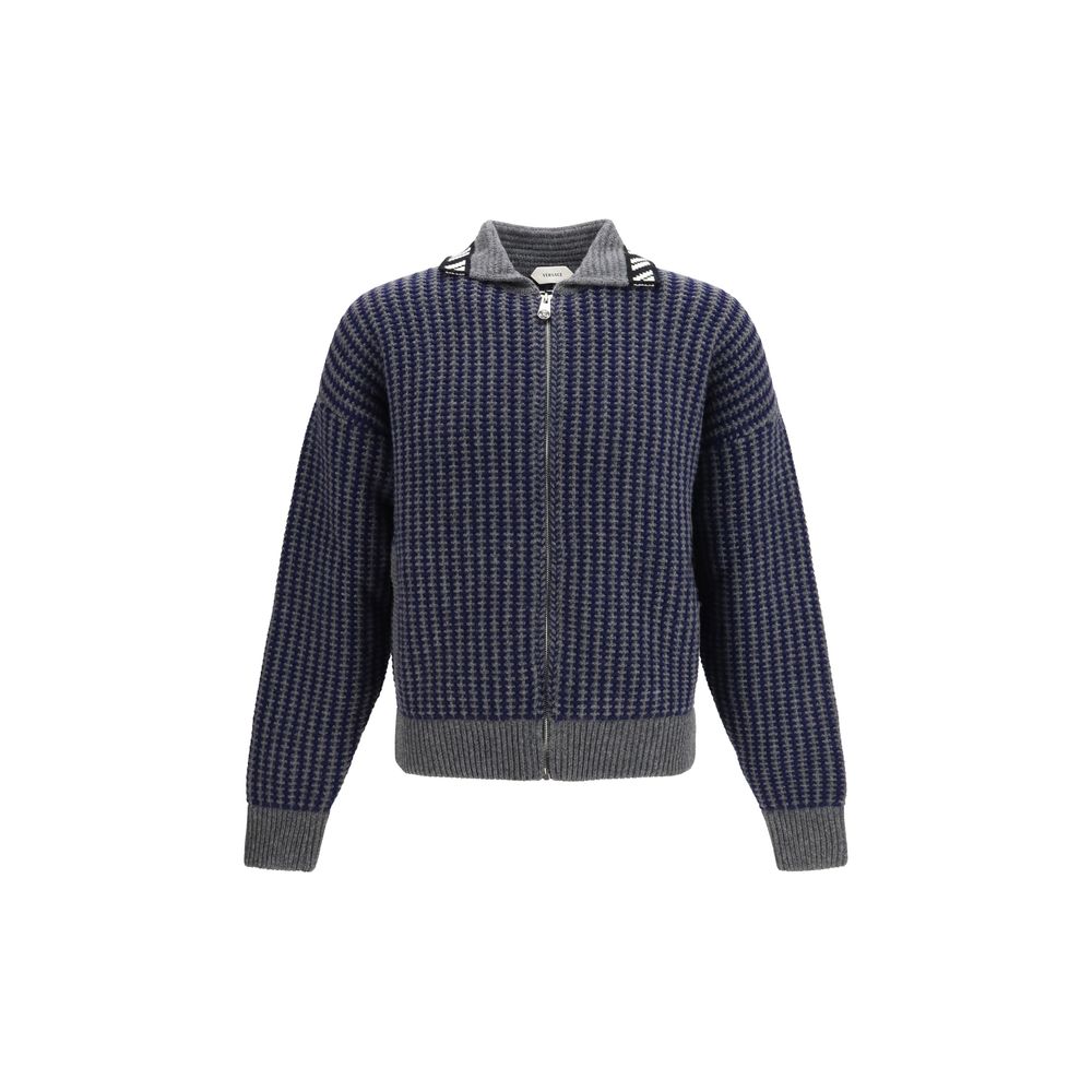 Versace Gray Wool Sweatshirt