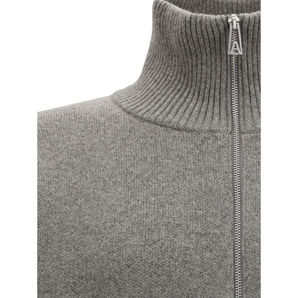 Axel Arigato Gray Wool Cardigan
