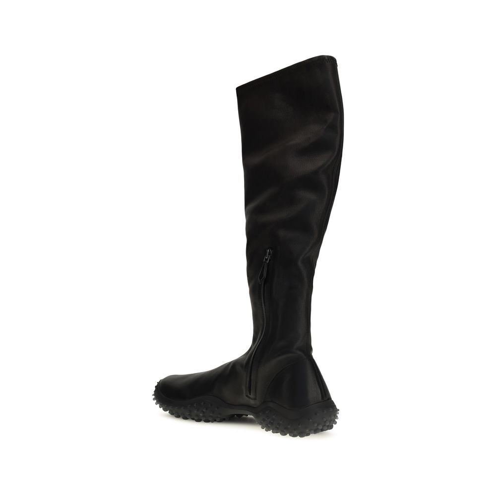 Miu Miu Black Aries Ankle Boots