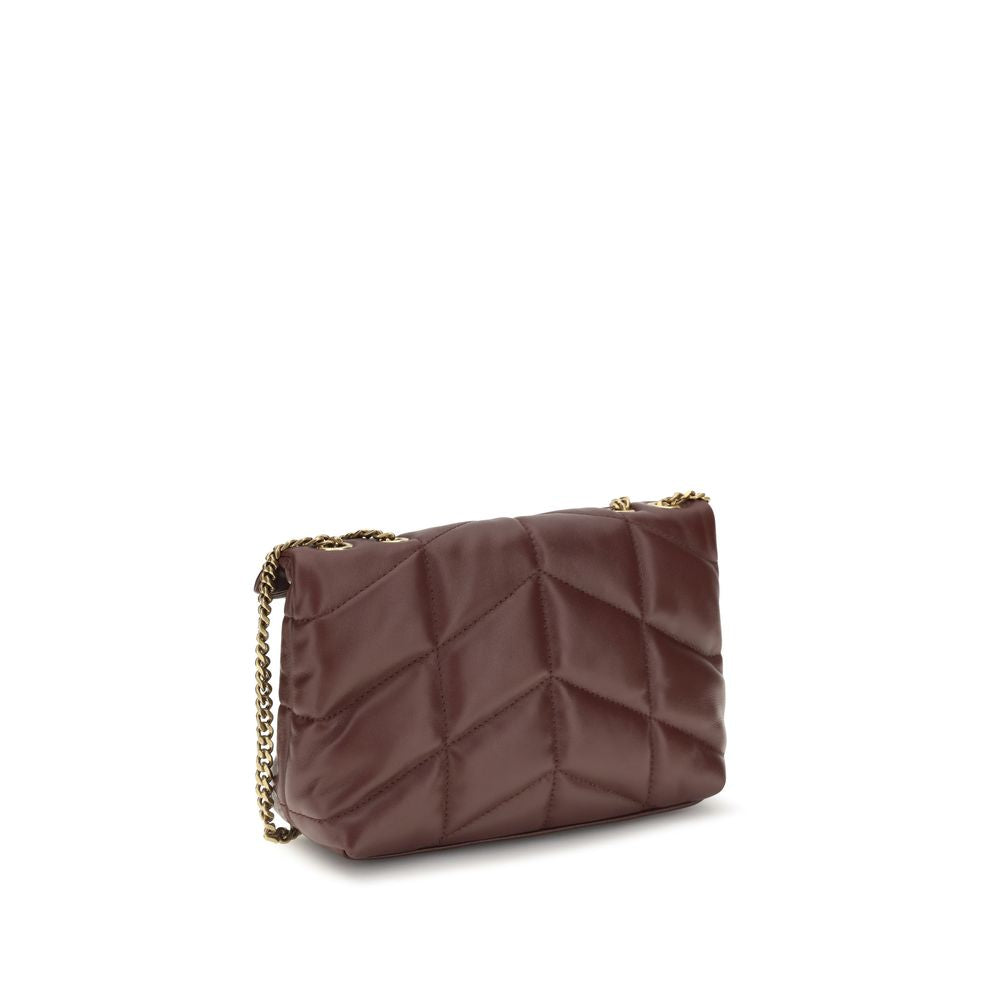 Saint Laurent Bordeaux Aries Shoulder Bag