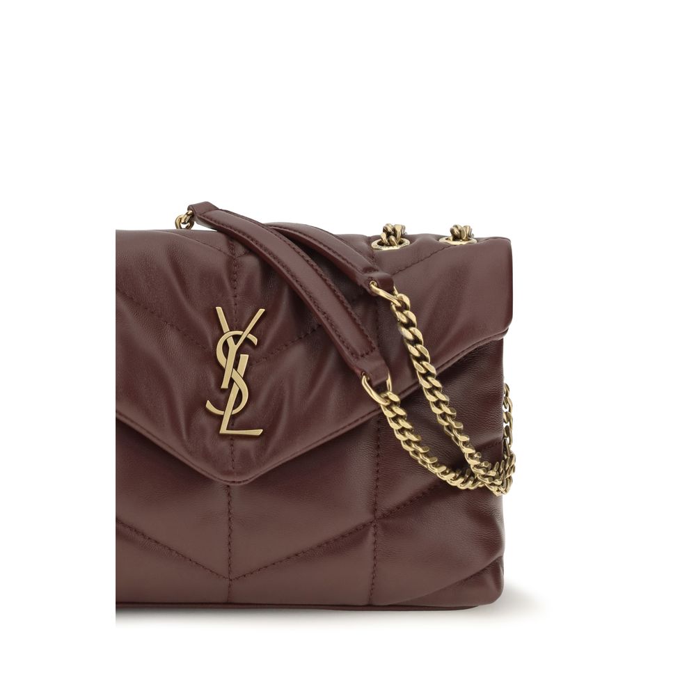 Saint Laurent Bordeaux Aries Shoulder Bag