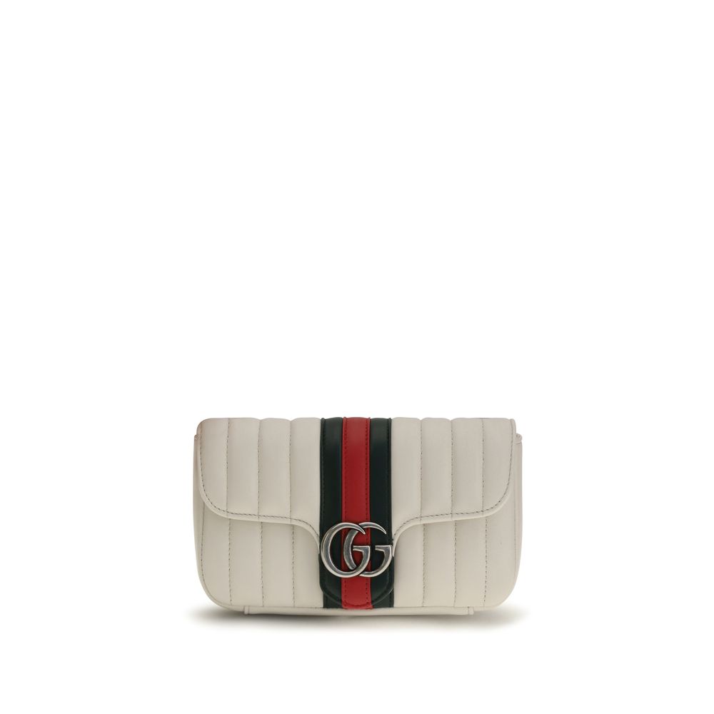 Gucci White Aries Shoulder Bag