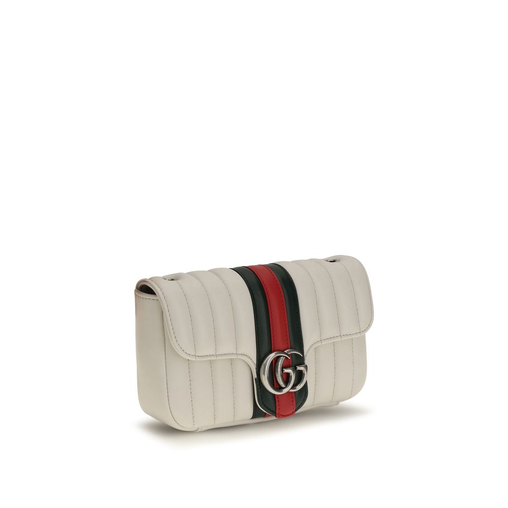 Gucci White Aries Shoulder Bag