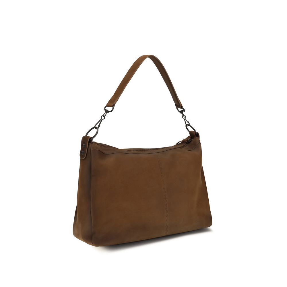 Balenciaga Brown Aries Shoulder Bag