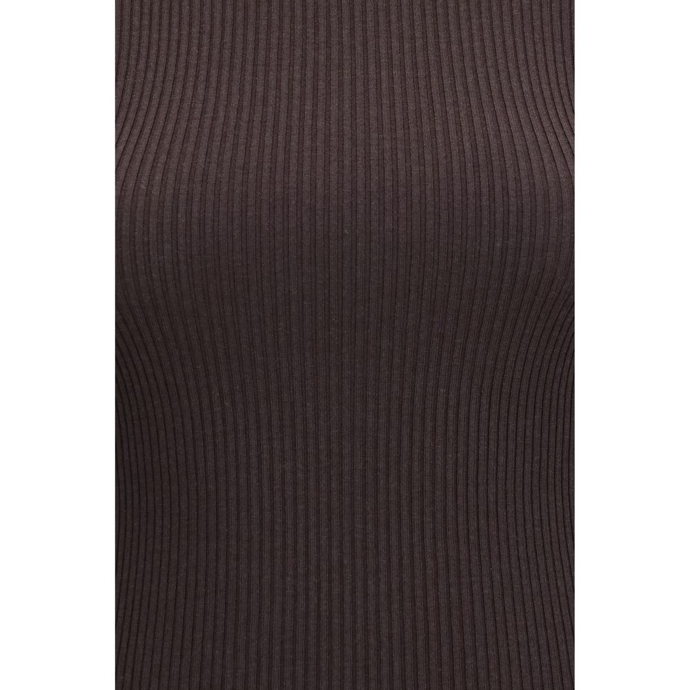 Wolford Brown Wool Turtleneck